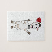 Geitte als Groom met Heart Balloon Legpuzzel (Horizontaal)