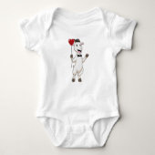 Geitte als Groom met Heart Balloon Romper (Voorkant)