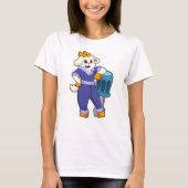 Geitte als mechanisch met schroevendraaier t-shirt (Voorkant)