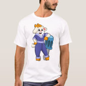 Geitte als mechanisch met schroevendraaier t-shirt (Voorkant)