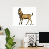 Geitte: bruin poster (Thuiskantoor)