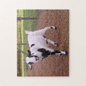 Geitte glimlachen legpuzzel (Verticaal)