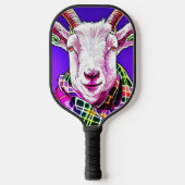 Geitte in Tartan Scarf Pickleball Paddle (Voorkant)