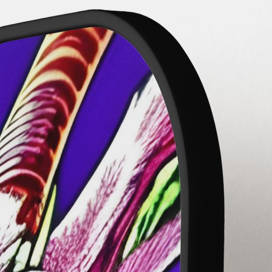 Geitte in Tartan Scarf Pickleball Paddle (Links Detail)