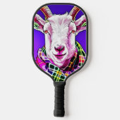 Geitte in Tartan Scarf Pickleball Paddle (Achterkant)