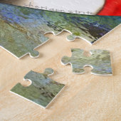 Geitte met hartpuzzel legpuzzel (Zijkant)