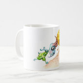 Geitte met kaas koffiemok (Voorkant links)