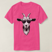 Geitte met zonnebril t-shirt (Design voorkant)