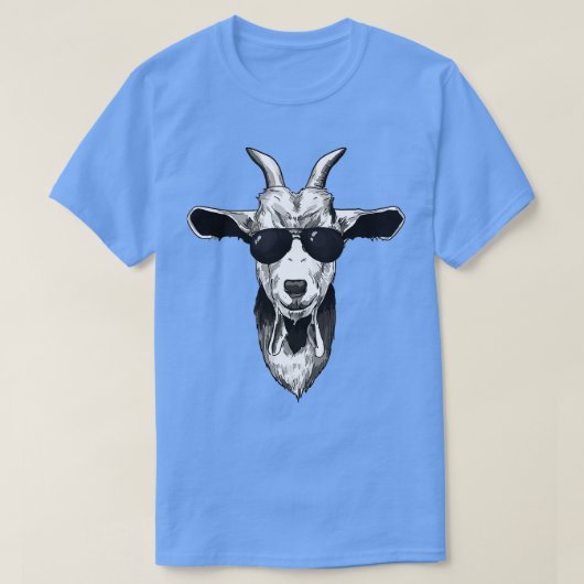 Geitte met zonnebril t-shirt (Design voorkant)