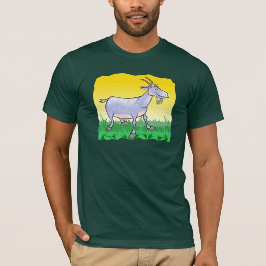 Geitte op gras TShirt (Voorkant)