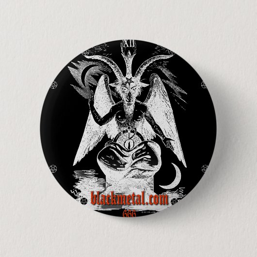 Geitte van Mendes Black Round Button (Voorkant)