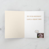 Geitte Wants Cake Birthday Kaart (Binnen)