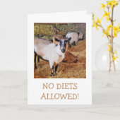 Geitte Wants Cake Birthday Kaart (Gele Bloem)