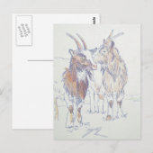 Geittekening - De broers en zussen Briefkaart (Voorkant / Achterkant)