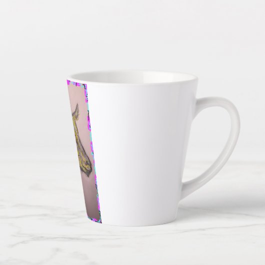 Geittekening Latte Mok (Rechts)