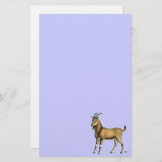 Geitten:  Bruin Briefpapier (Voorkant / Achterkant)