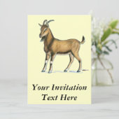 Geitten:  Bruin Kaart (Staand voorkant)