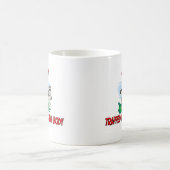 Geitten gevangen in een menselijk lichaam koffiemok (Center)