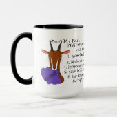 Geitten, grappige geiten, toggenburg, sannen mok (Links)