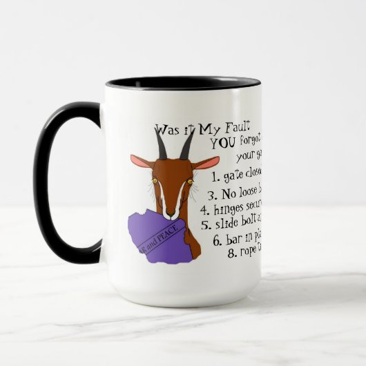 Geitten, grappige geiten, toggenburg, sannen mok (Links)