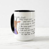 Geitten, grappige geiten, toggenburg, sannen mok (Voorkant links)