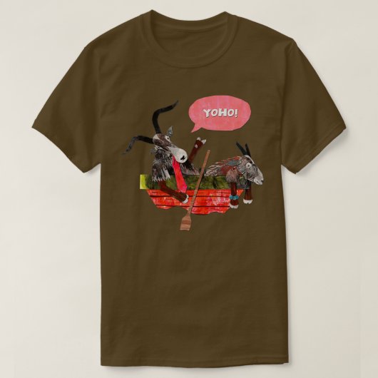 Geitten in een boot t-shirt (Design voorkant)