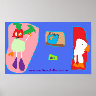 Geitvisserij, www.elliecastellanos.com poster