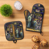 Gejaagd door de Amorphous Shape of Shadows Ovenwant & Pannenlap Set (Top down)