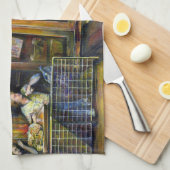 Gejaagd door de Amorphous Shape of Shadows Theedoek (Quarter Fold)