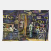 Gejaagd door de Amorphous Shape of Shadows Theedoek (Horizontaal)