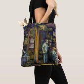 Gejaagd door de Amorphous Shape of Shadows Tote Bag (Dichtbij)