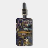  Gejaagd door de orphous vorm van schaduwen Bagagelabel (Voorkant verticaal)