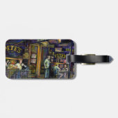  Gejaagd door de orphous vorm van schaduwen Bagagelabel (Achterkant horizontaal)