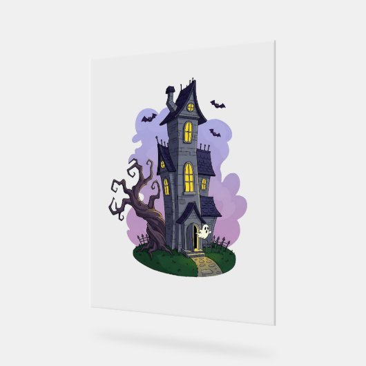 gejaagd huis acryl bord (Hoek)