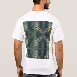 gejaagd of niet-gejaagd vogel met rugpix t-shirt