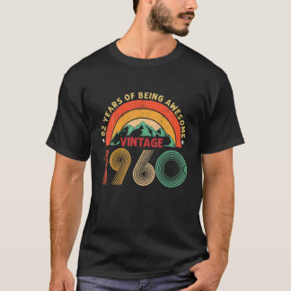 Gejaard 62 jaar Oude Vintage 1960 62e verjaardag M T-shirt