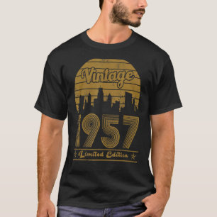 Gejaard 66-jarige geboren in 1957 vrouwelijke Mann T-shirt