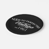 Gejaard tot perfecte  1961 papieren bordje (Gekanteld)