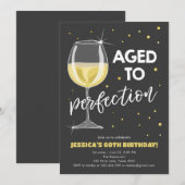 Gejaard tot perfecte witte wijn Verrassingsdag Kaart (Voorkant / Achterkant)