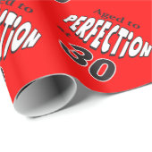 Gejaard tot perfectie op 30 | 30e verjaardag cadeaupapier (Rol Hoek)