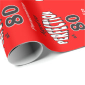 Gejaard tot perfectie op 80 verjaardag | 80e verja cadeaupapier (Rol Hoek)