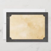 Gejaarde tot perfecte fotouitnodiging Birthday Cha Kaart (Achterkant)