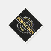 Gejaarde tot perfecte geboorte servet (Hoek)