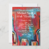 Gejaardenfeest voor perfecte wijn kaart (Achterkant)