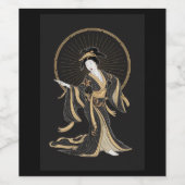 Geji Xue Susu Wijn Etiket (Enkel label)