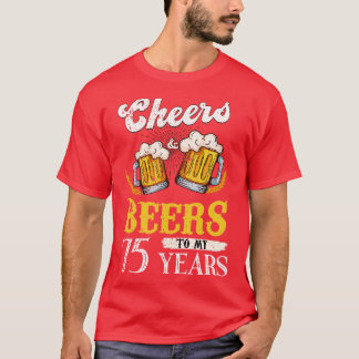  gejuich en biertjes voor mijn 75-jarige verjaarda t-shirt
