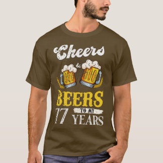  gejuich en biertjes voor mijn 77-jarige verjaarda t-shirt