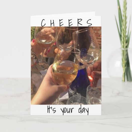 **GEJUICH** VOOR DE *** BESTE VERJAARDAG TOT NU TO KAART (Voorkant)