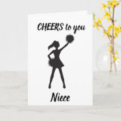 GEJUICH VOOR U **NICHTJE** OP "UW VERJAARDAG" KAART (Gele Bloem)