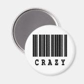 Gek barcode ontwerp magneet (Voorkant / Achterkant)